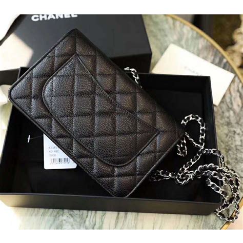 chanel classic wallet on chain size|chanel wallet on chain lambskin.